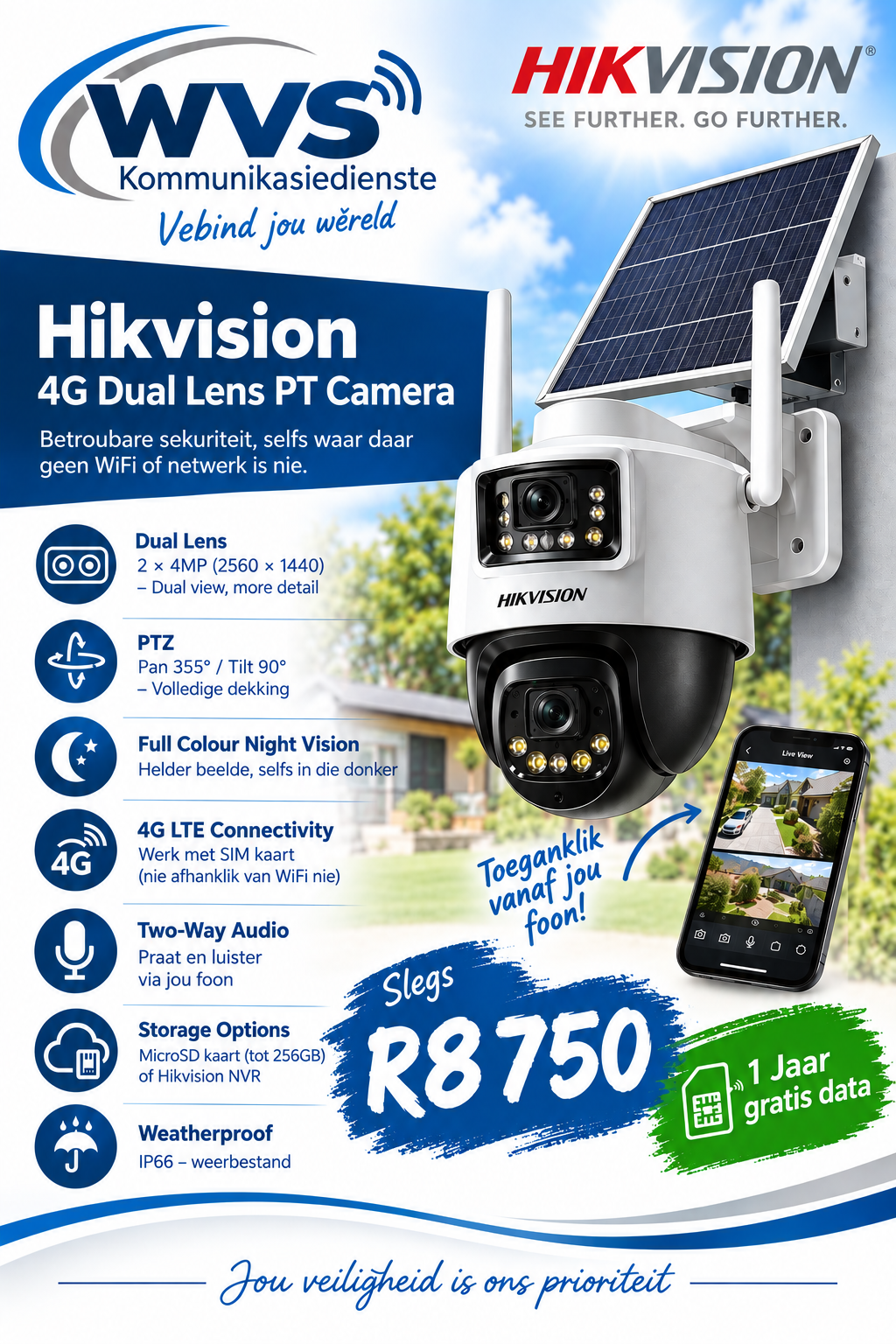 Hikvision 4G camera special